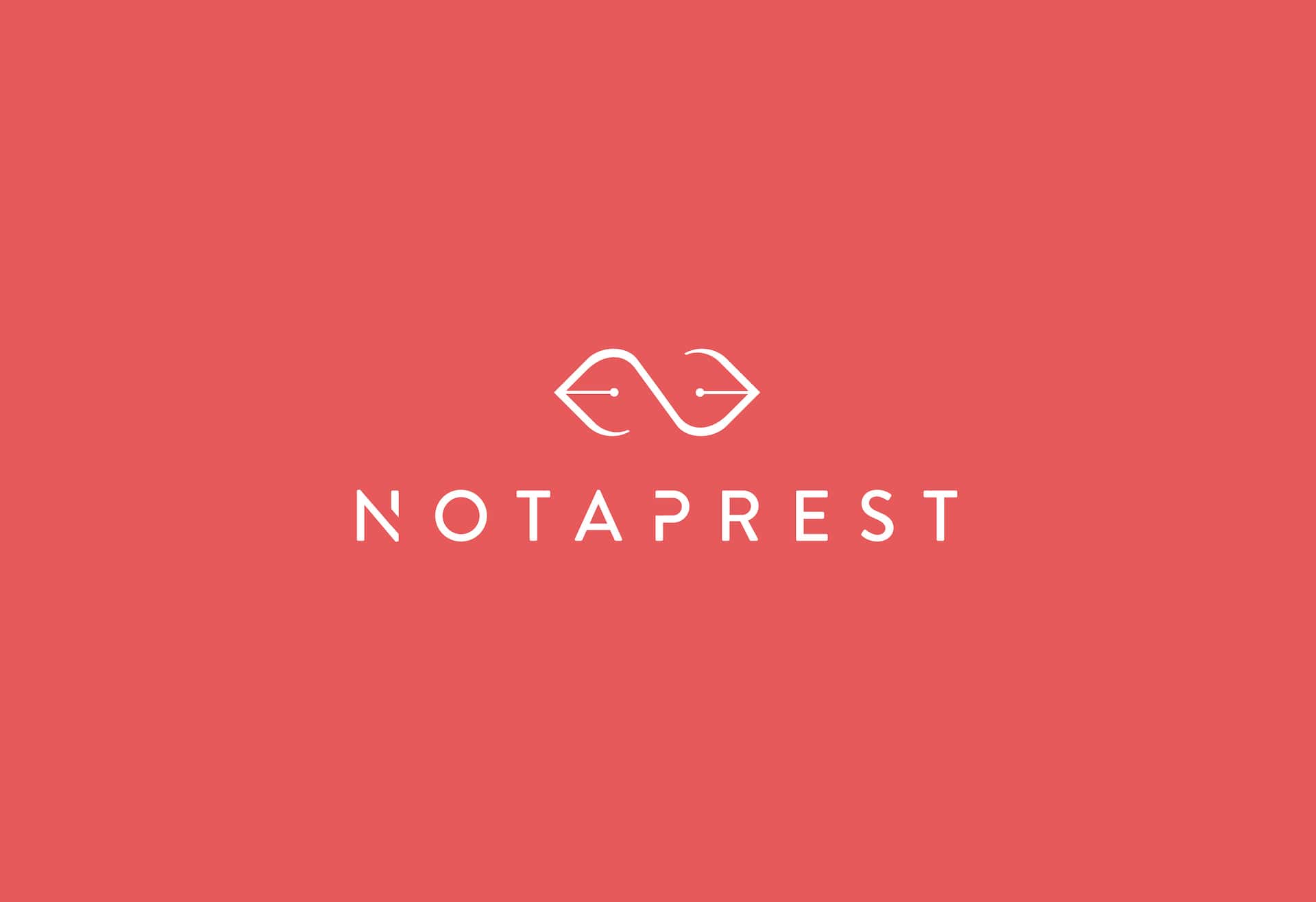 création logo Notaprest webmaster graphiste bordeaux poitiers nicolas métivier